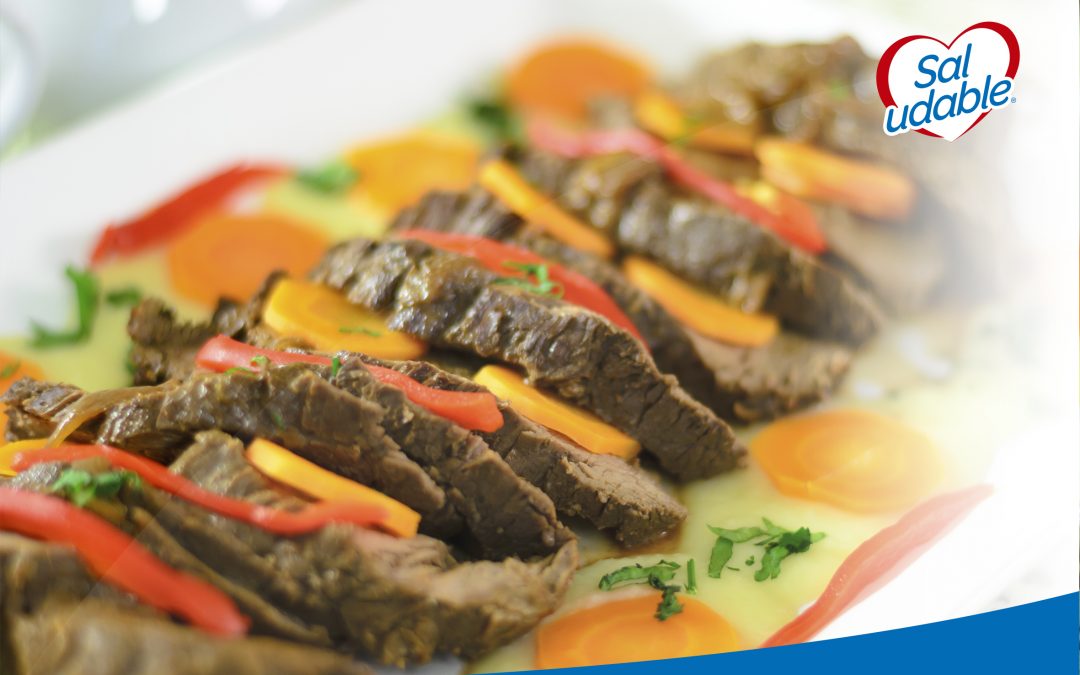 #RecetaSaludable: Carne al horno con verduras asadas