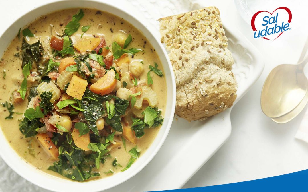 #RecetaSaludable: Sopa de verduras rica, sana y nutritiva